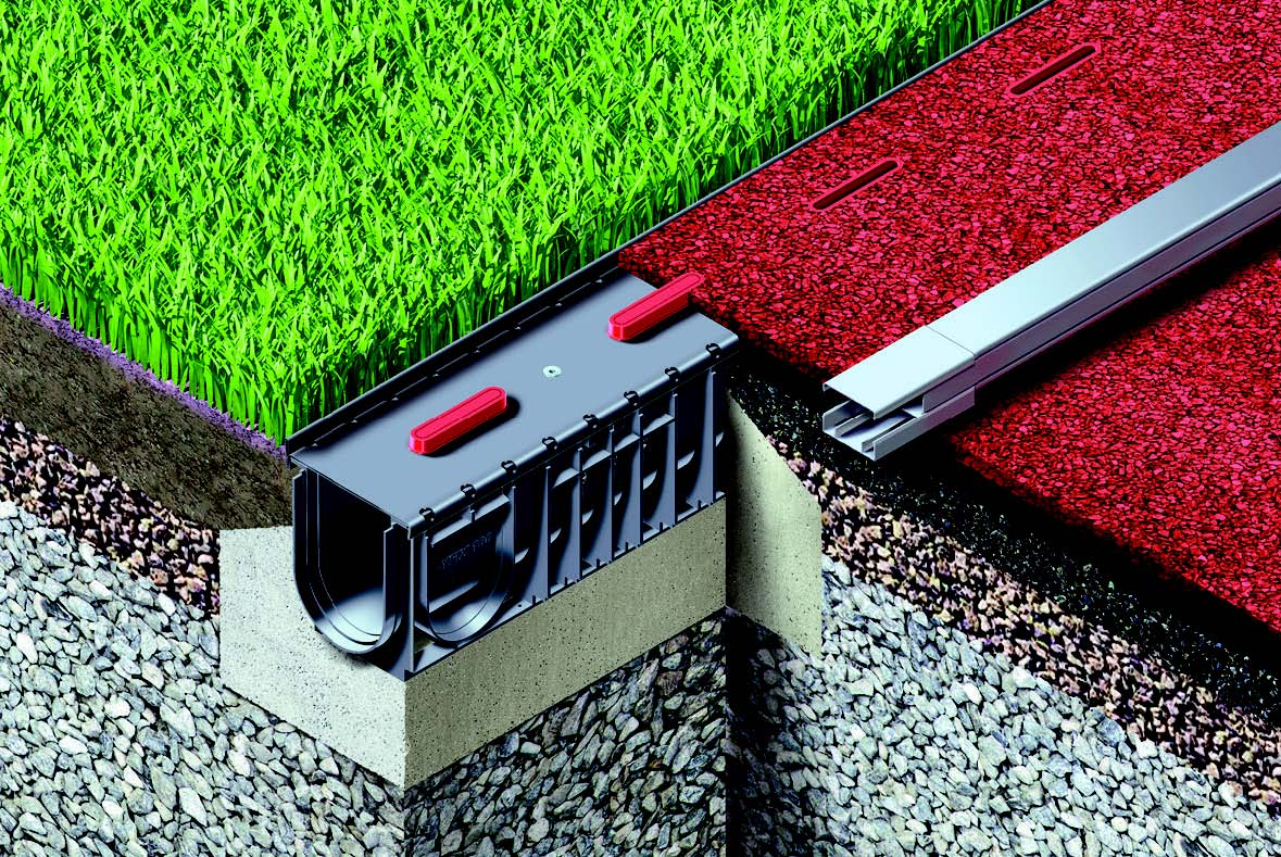 Hauraton Sports Surface Drainage Channels