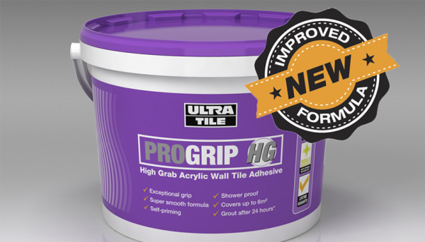 New and improved UltraTile ProGrip tile adhesive from Instarmac